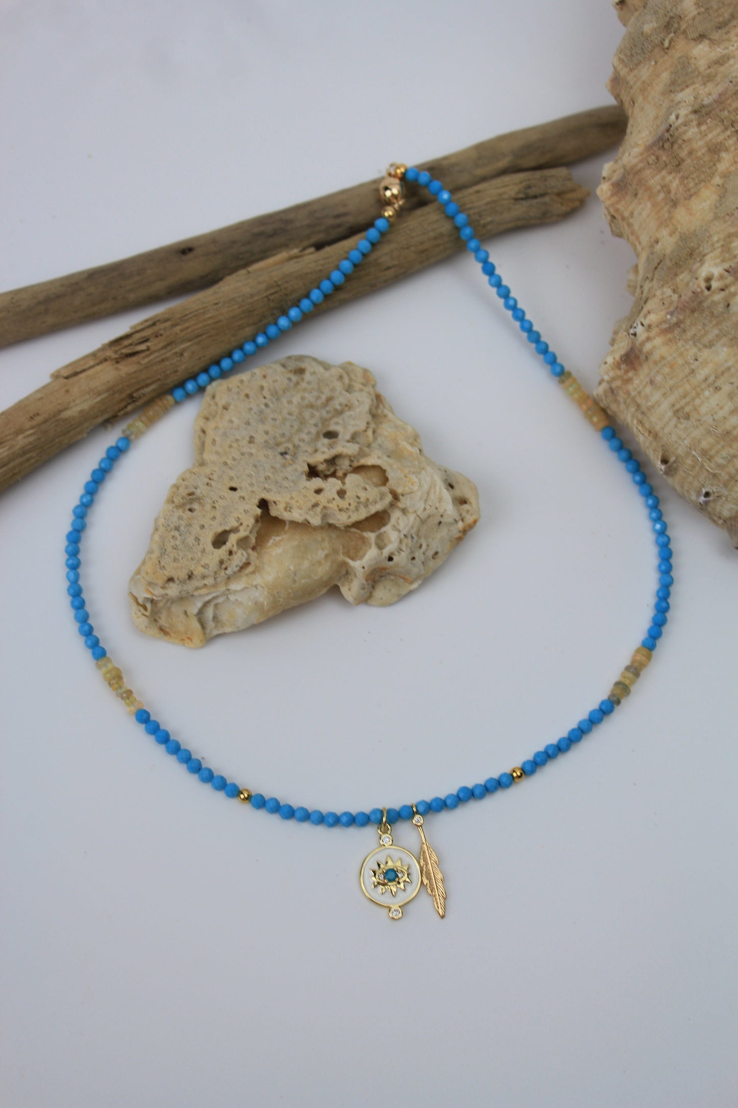 Solara Fire & Sea Necklace