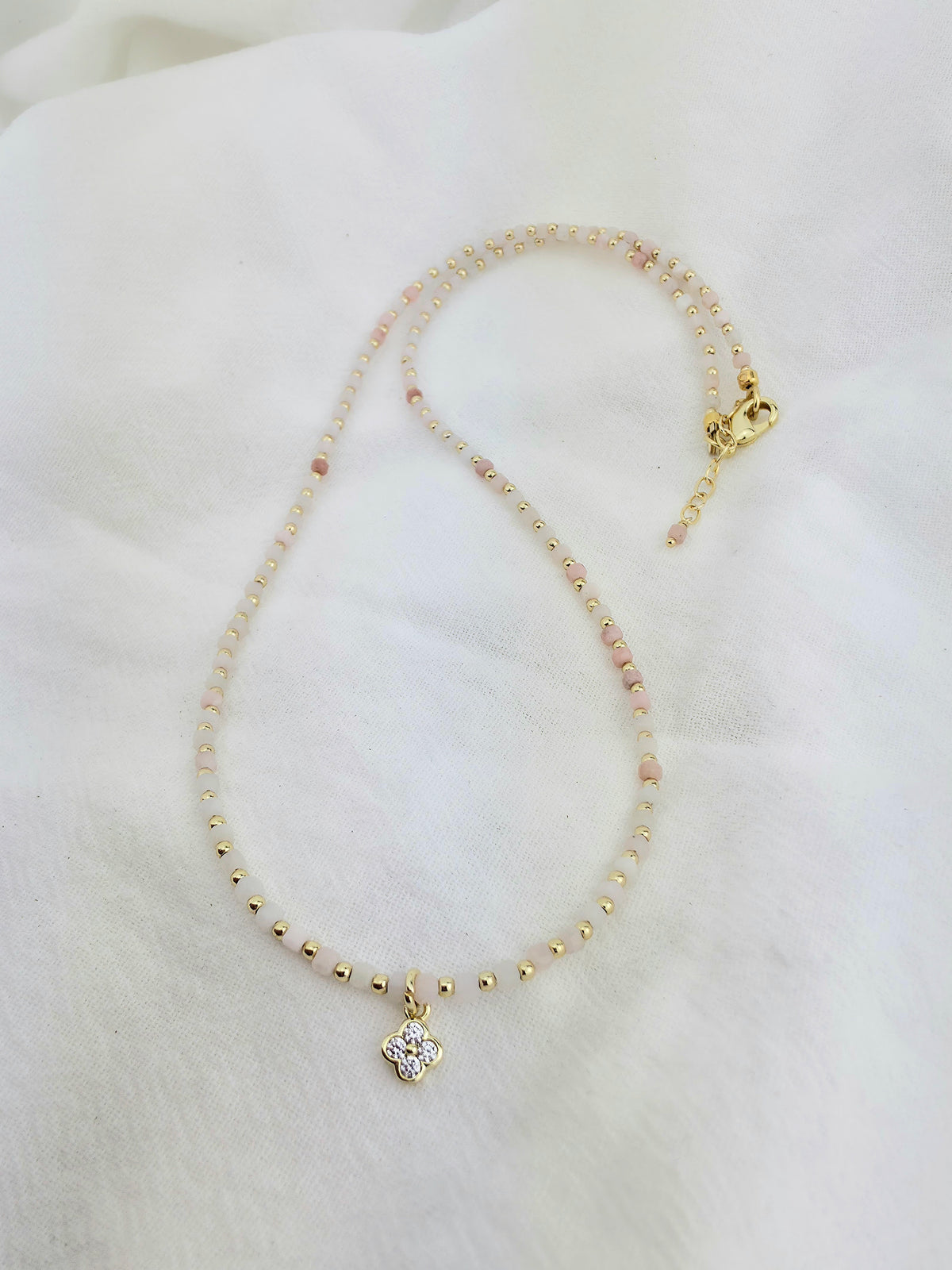 Pink 2mm cube Opal