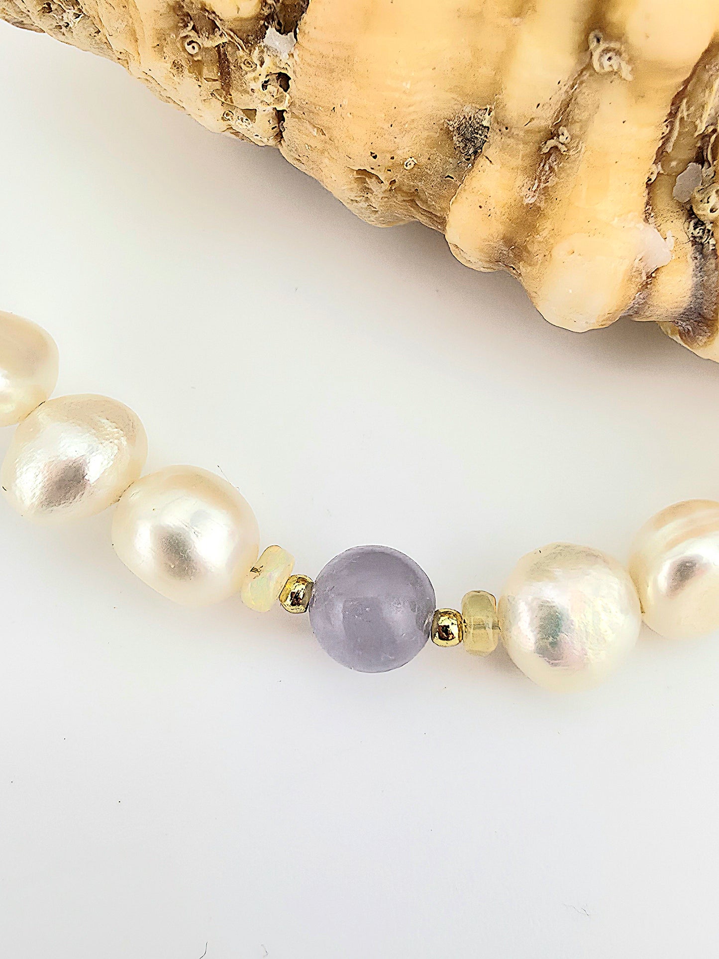 Pearl/Lepidolite/Opal