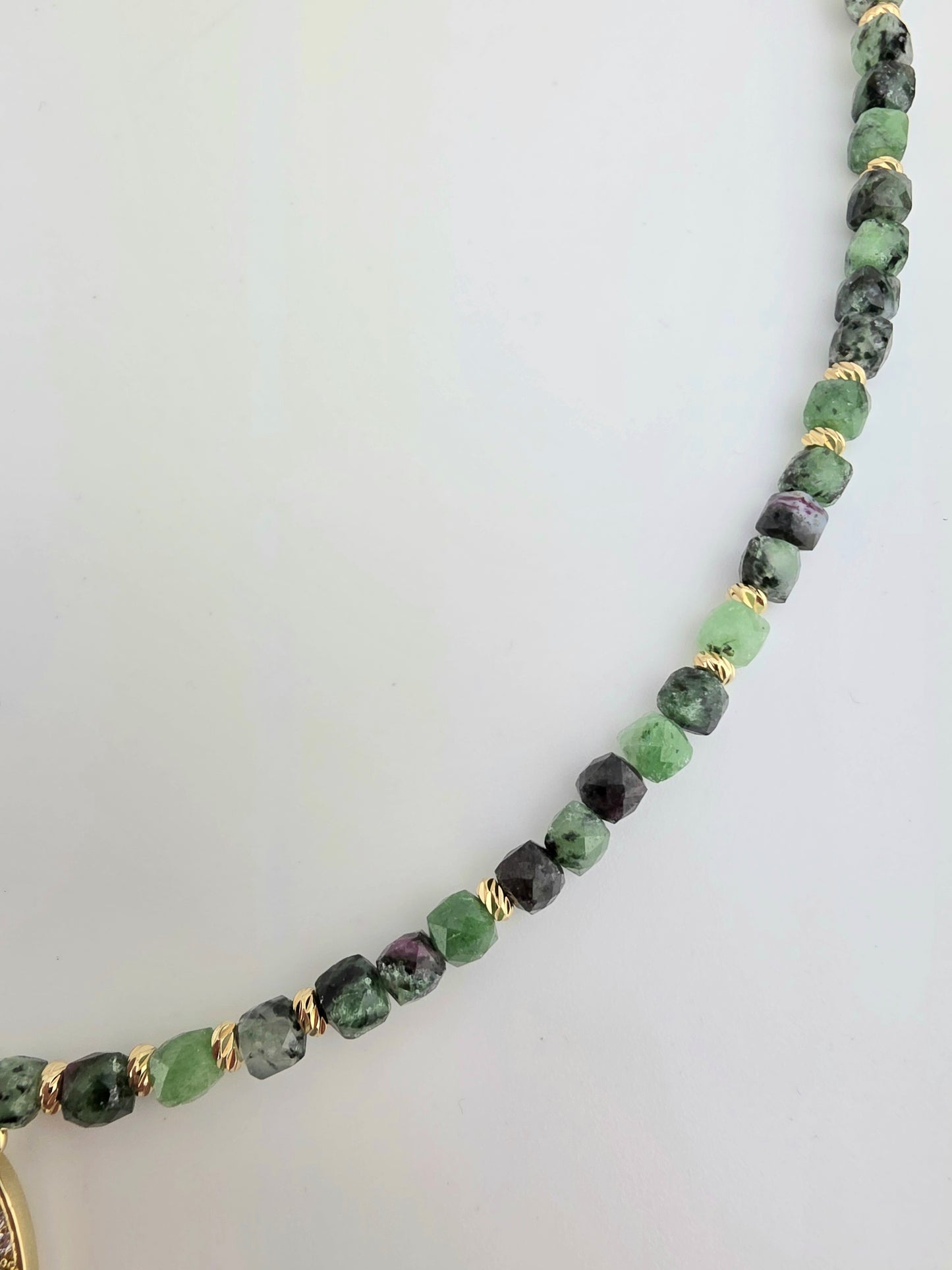 Ruby Zoisite/Sea Turtle Pendant