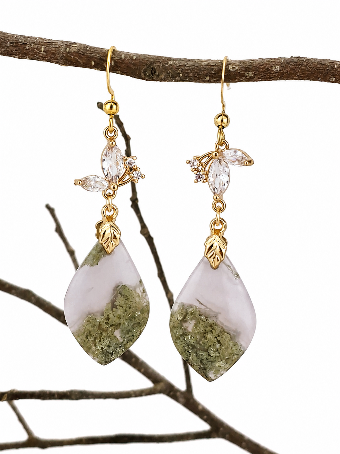 Rare lavender Moss Agate /zc