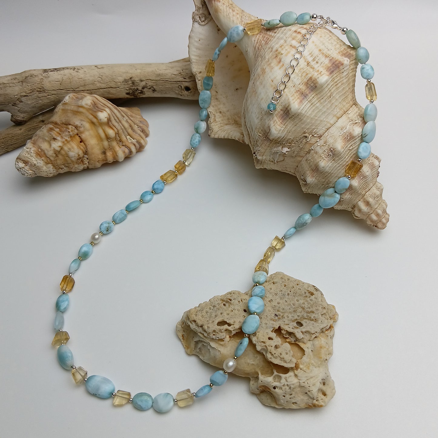 Larimar/Citrine