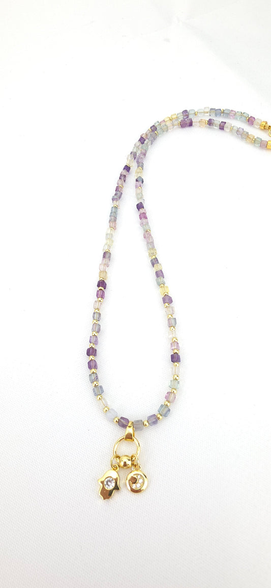 Fluorite double charm