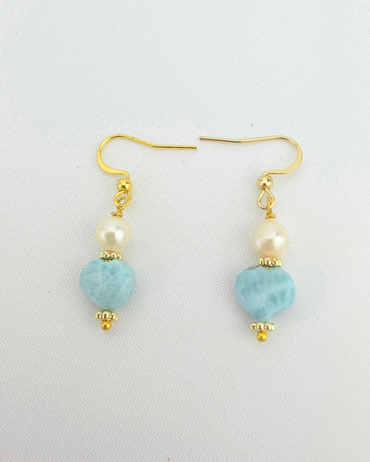 Larimar/ 4A pearl