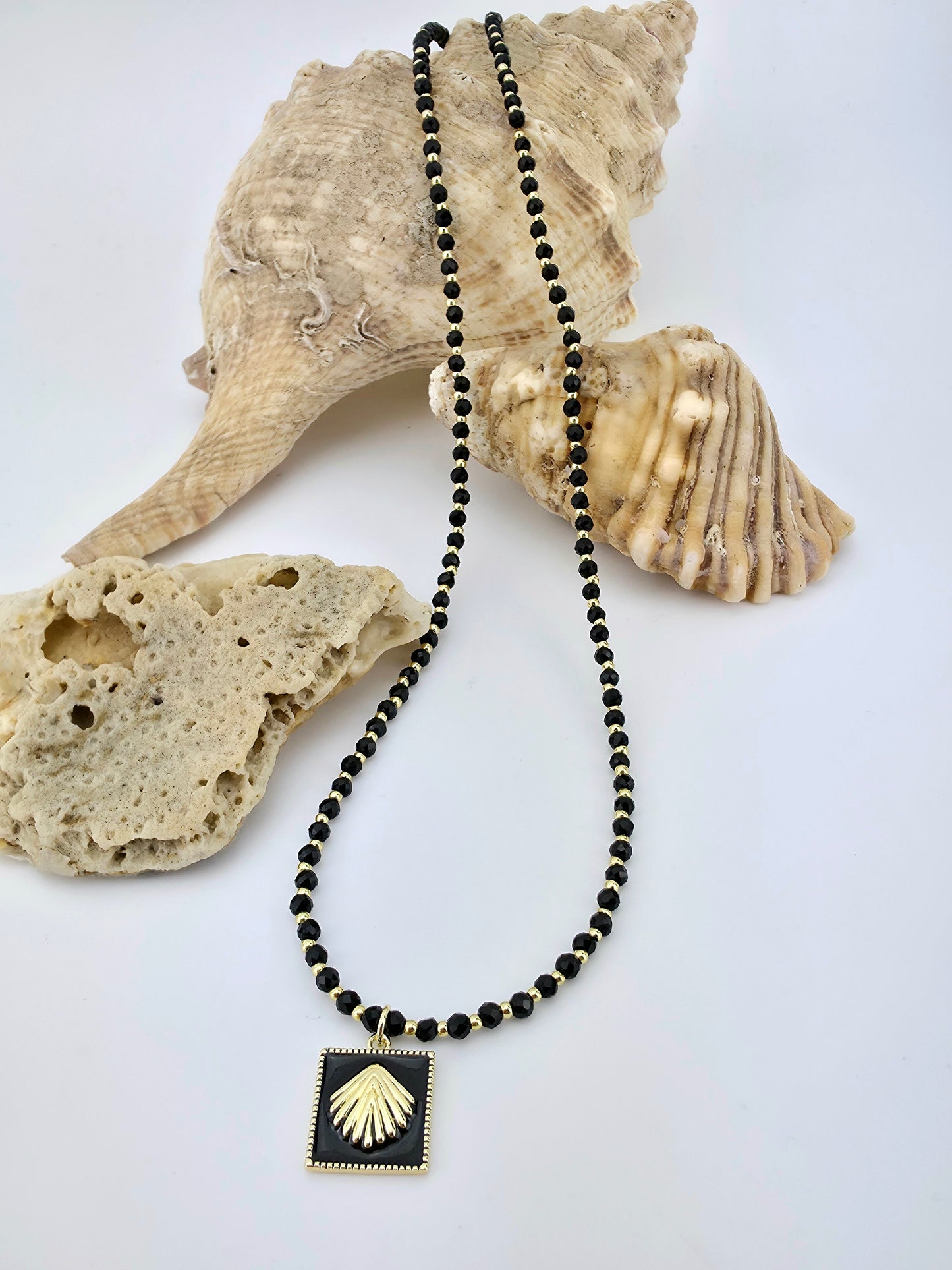 Black Spinel Coastal Elegance