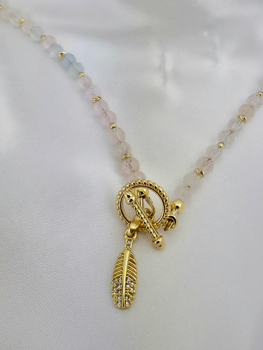 Morganite/Toggler Pendant