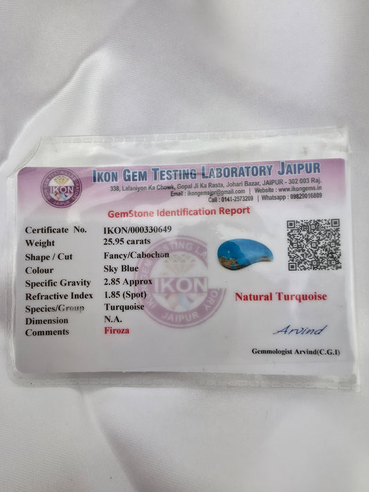 Persian certified Turquoise