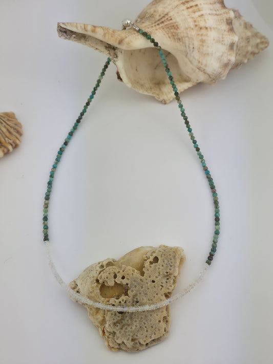 Chrysocolla/Ethiopian Opal/Fire