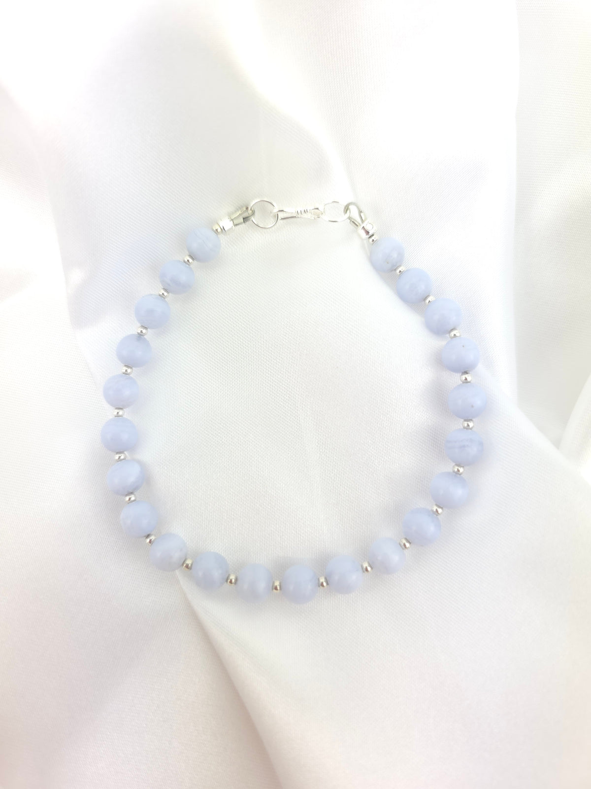 Blue lace Agate/925SS