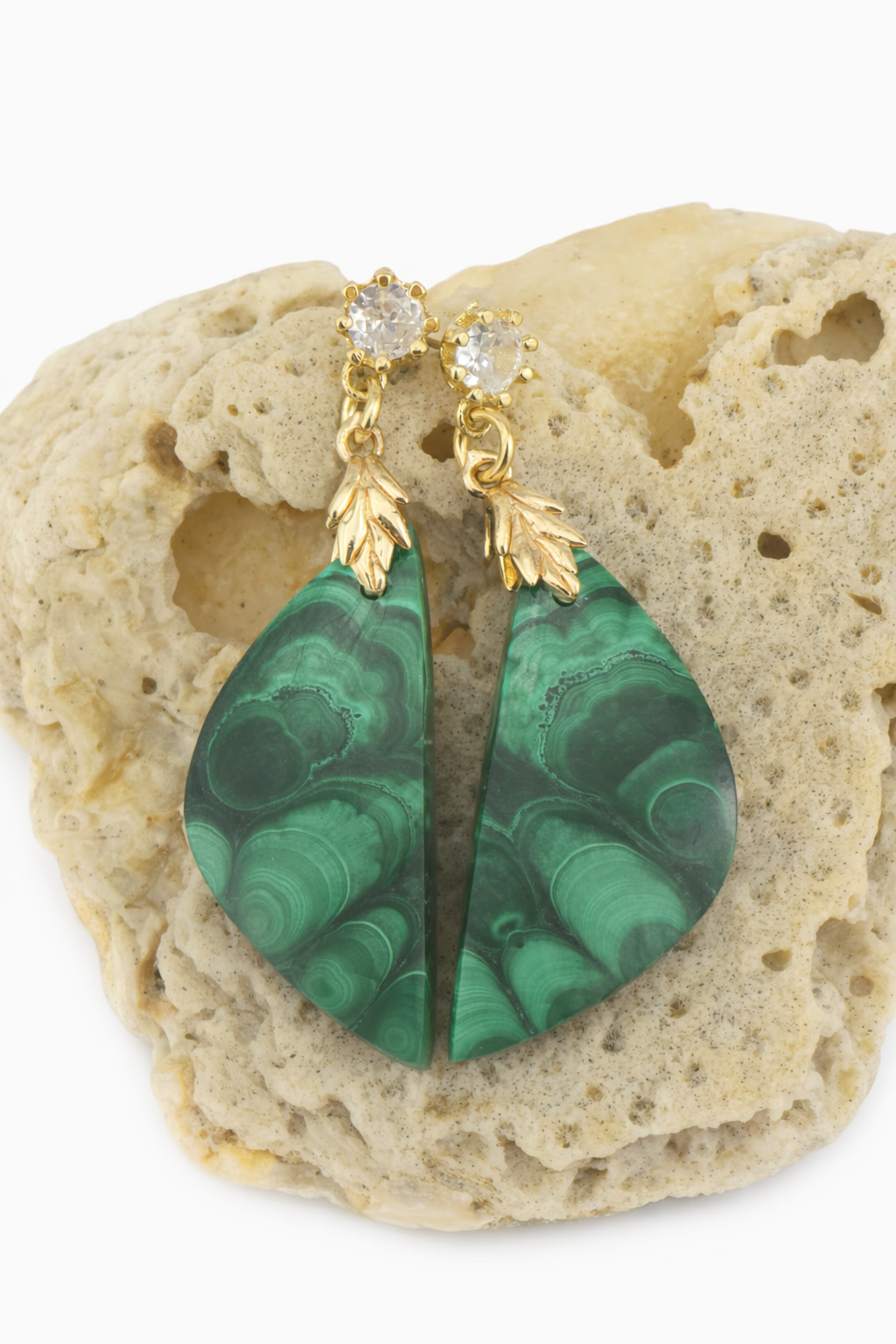 Malachite/zirconia