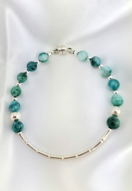 Phoenix stone/ sterling silver