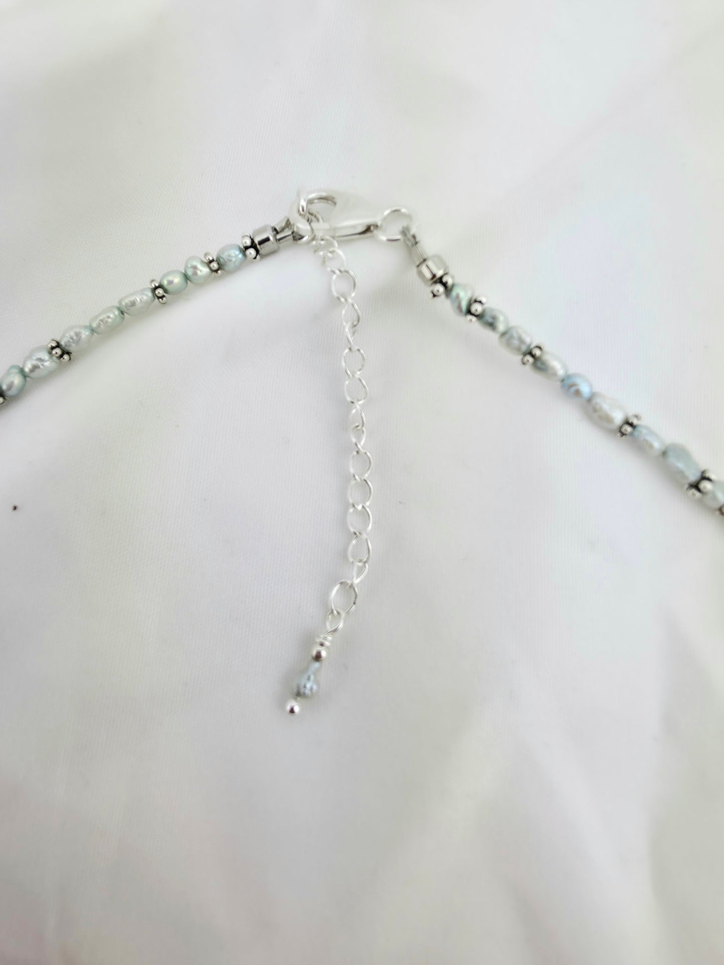 Vintage Japanese Pearls/ Oxidised 925S