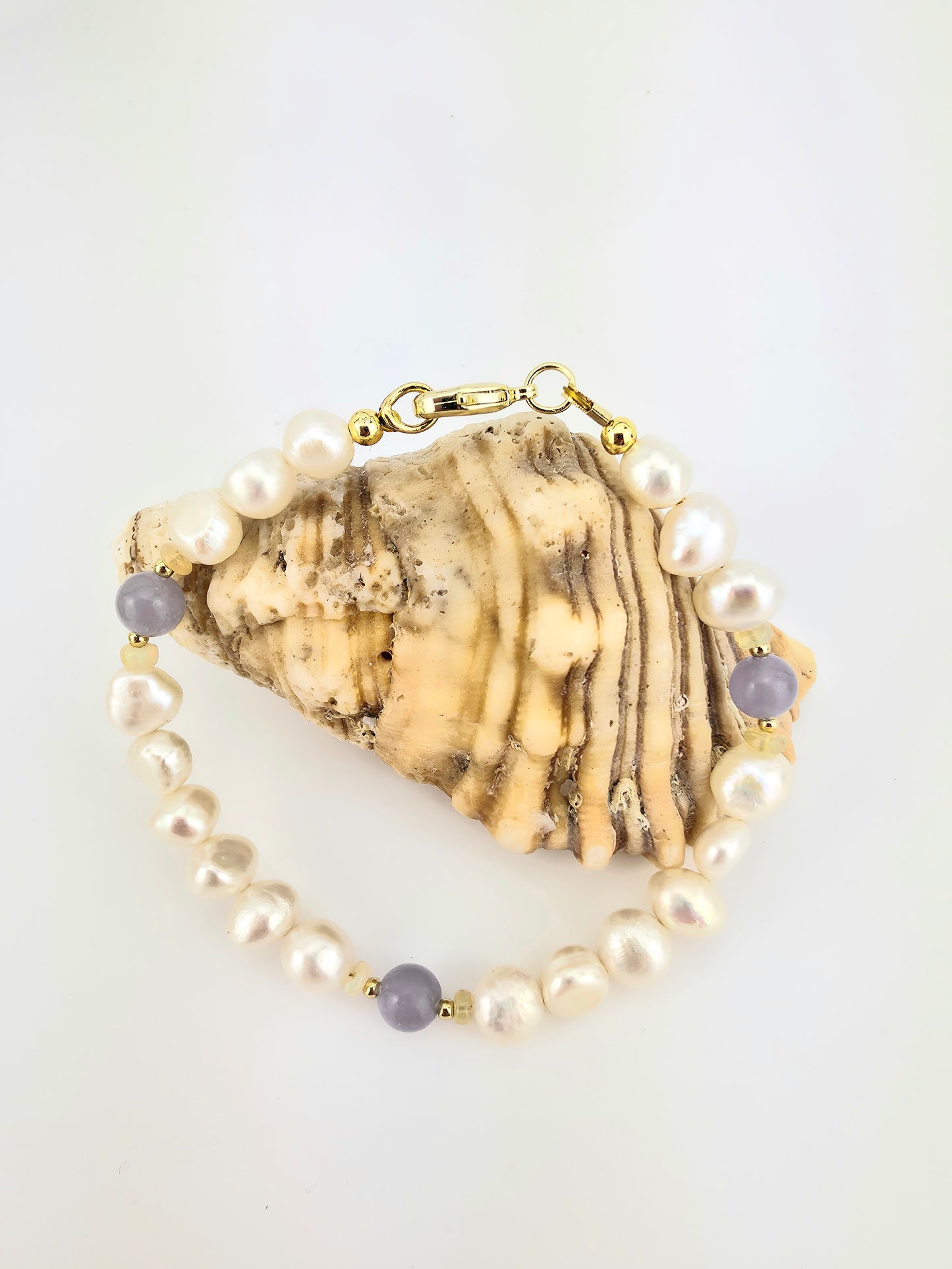 Pearl/Lepidolite/Opal