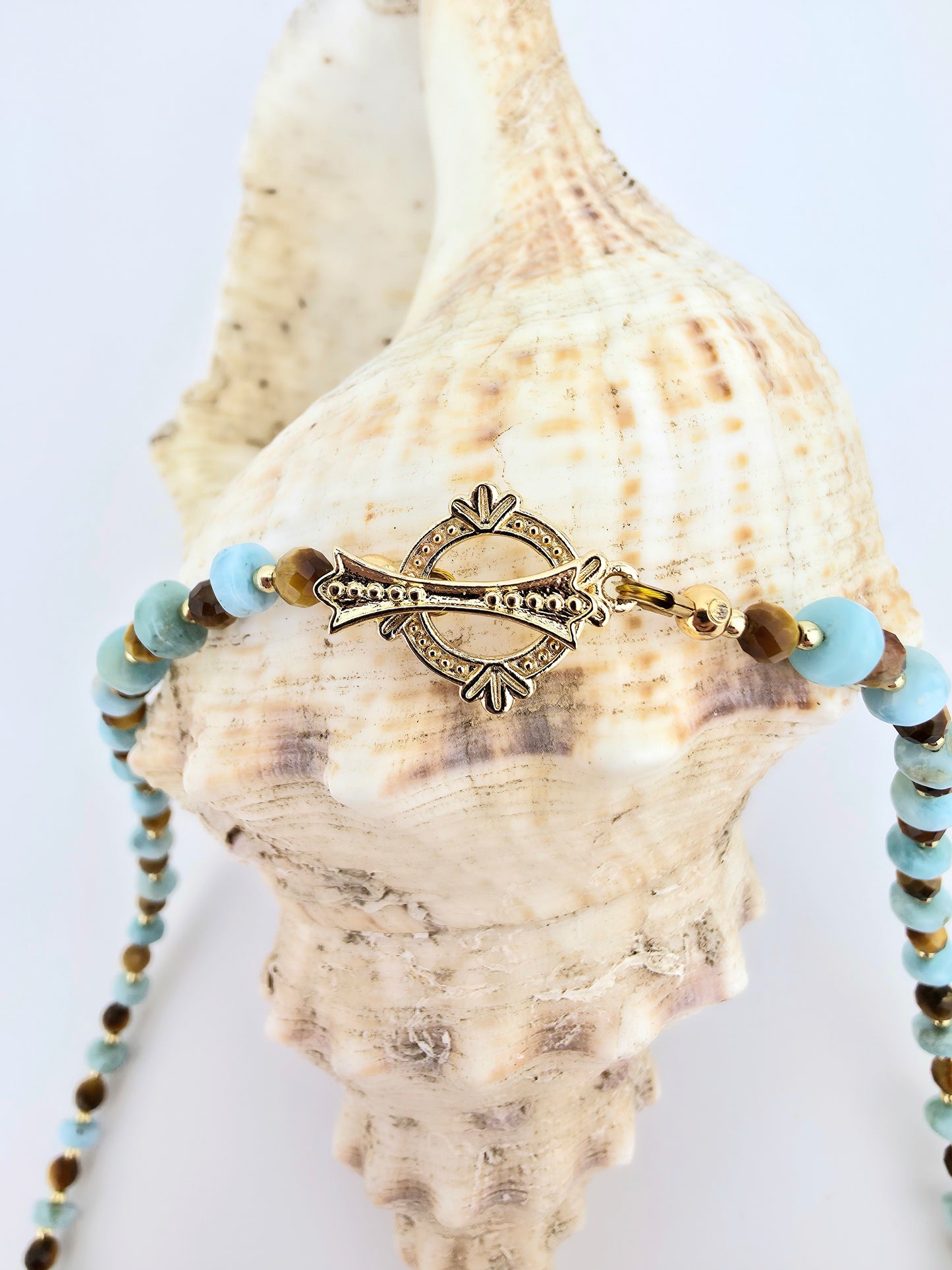 Larimar/Tigereye