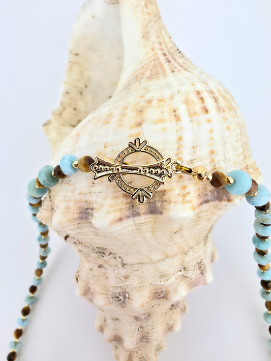 Larimar/Tigereye