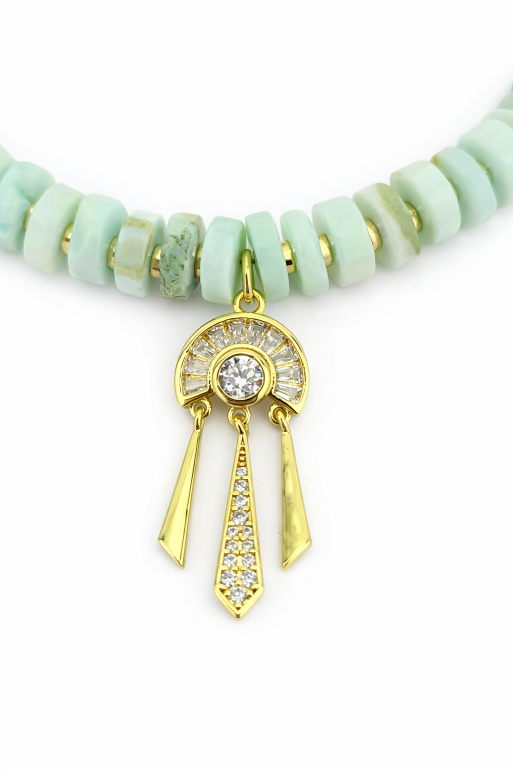 Seafoam Opal Heishi