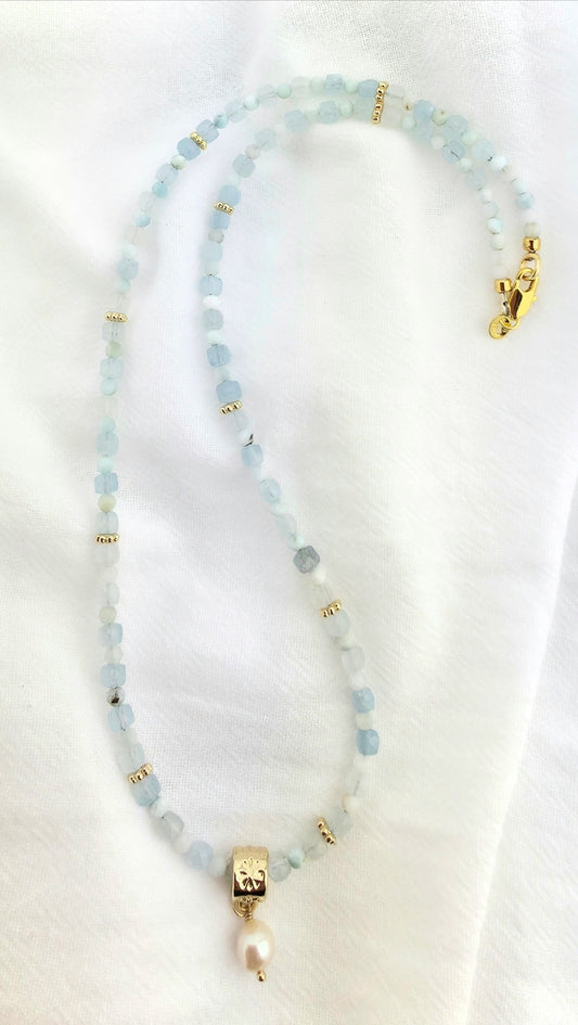 Aquamarine/Larimar/Pearl