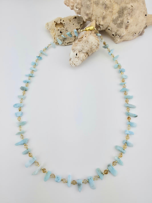 Larimar/Citrine