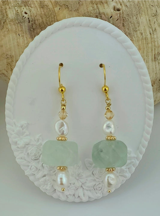 Raw Green Fluorite