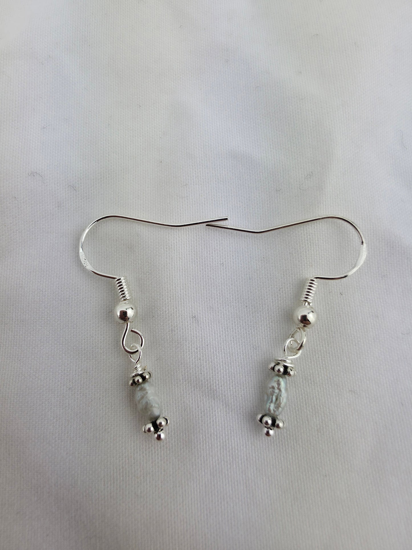 Vintage Japanese Pearls/ Oxidised 925S