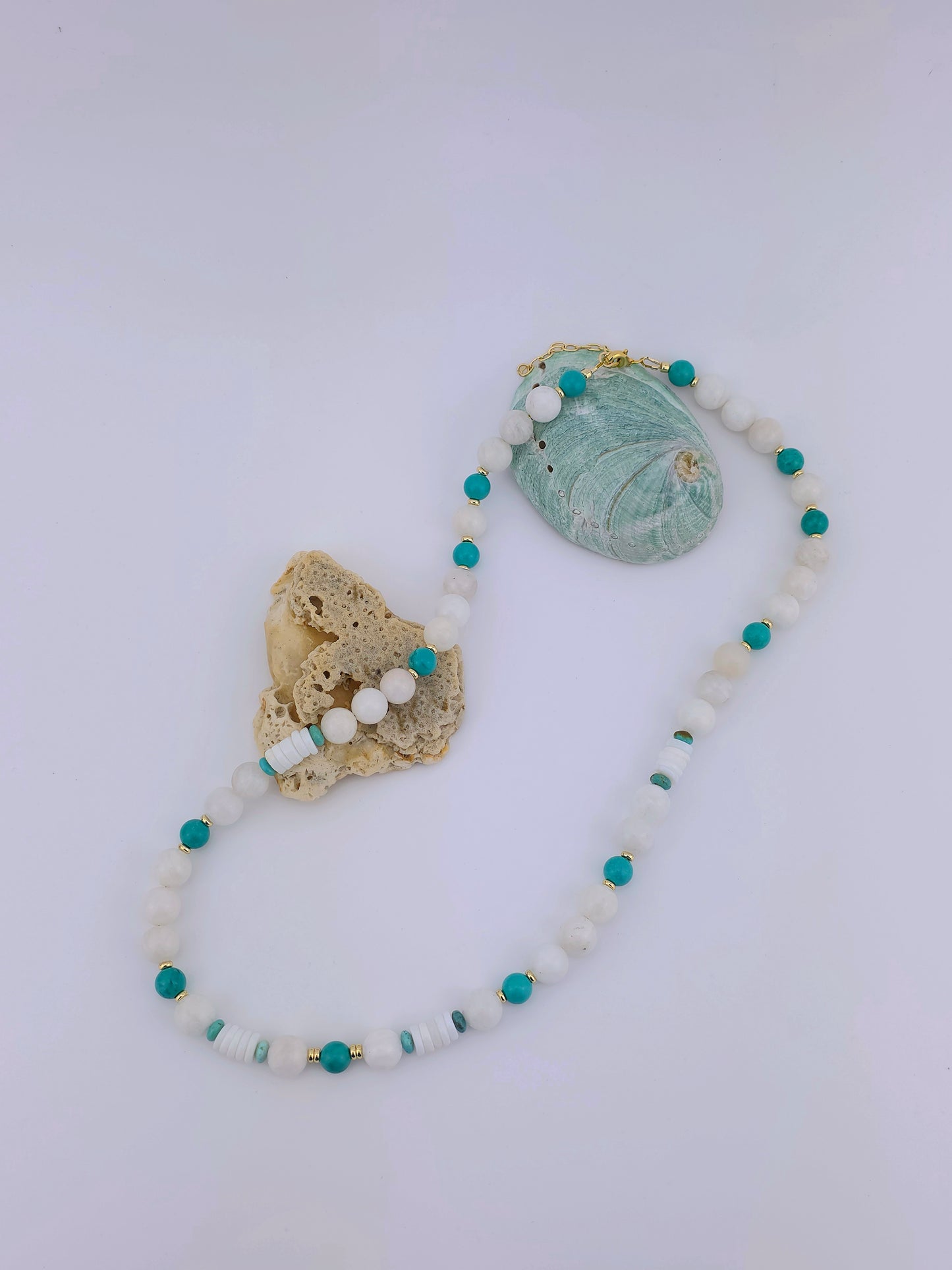 Chique "inner hippy" Moonstone/ turquoise/opal