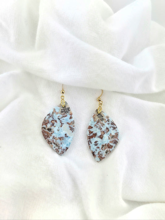 Dominican Larimar with host rock